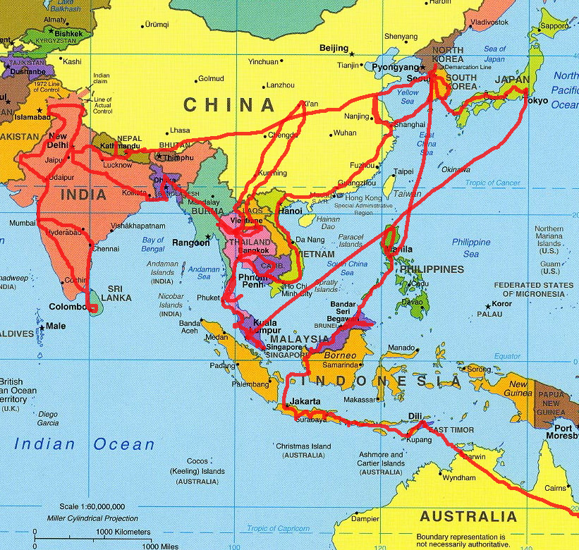 My Trip Around Asia