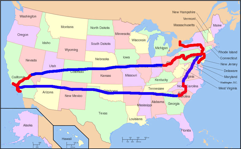 My USA (and Canada) Route