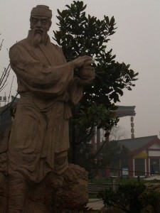 Old tea sage in Xi'an, backpacking in China Old tea sage in Xi'an, backpacking in China