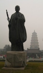 Wild goose pagoda in Xi'an, backpacking in China Wild goose pagoda in Xi'an, backpacking in China