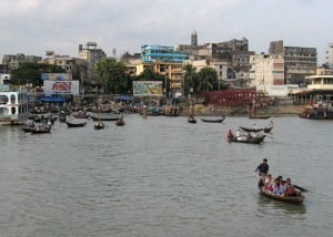 Dhaka port Dhaka Port from the Rocket Steamer