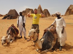 me with the camels in Sudan camels in Sudan