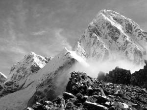 himalayas from base camp mount everest base camp trek