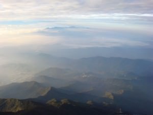 Coming down Mount Kinabalu