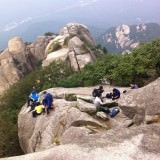 Hiking in Bukhansan