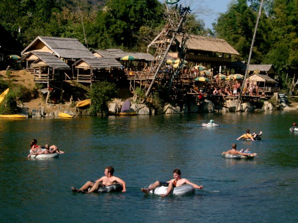 tubing in VangVieng