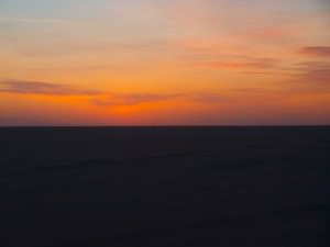 Sunset on the Gobi Dessert Sunset on the Gobi Dessert