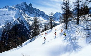 Charmonix skiing