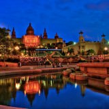 Montjuic Hill night views