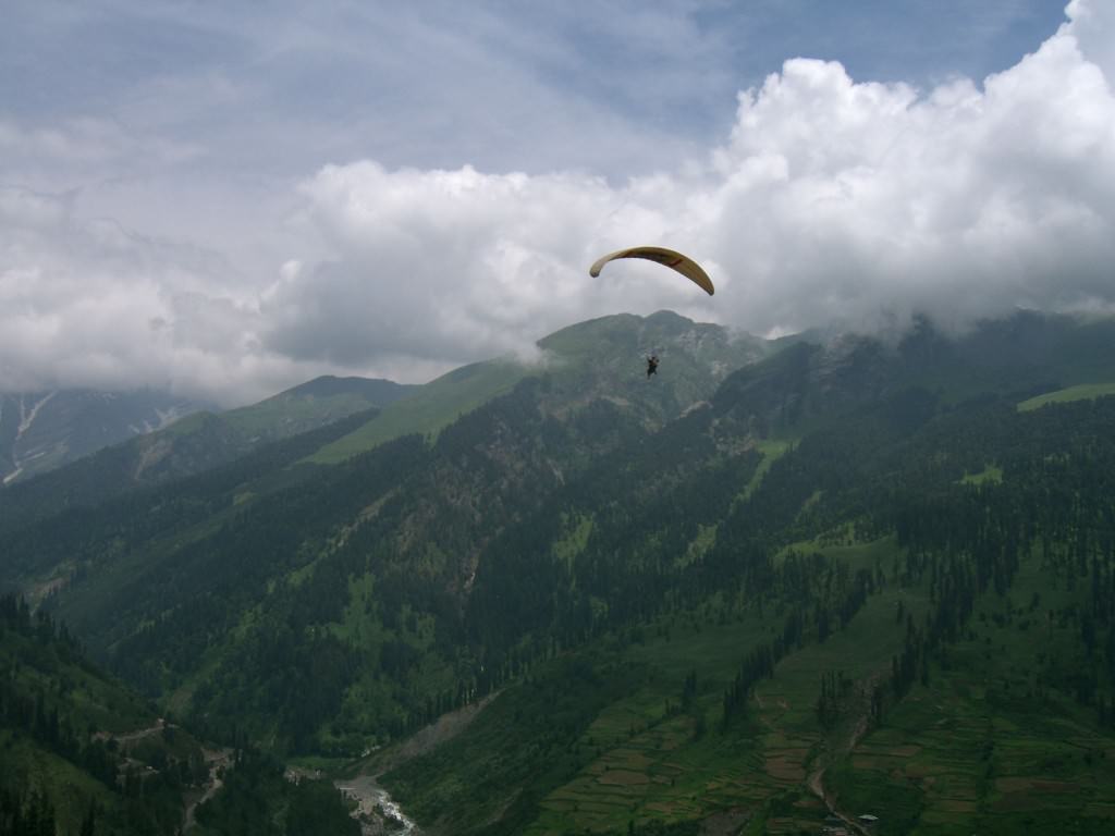 Paragliding in the Himalayas