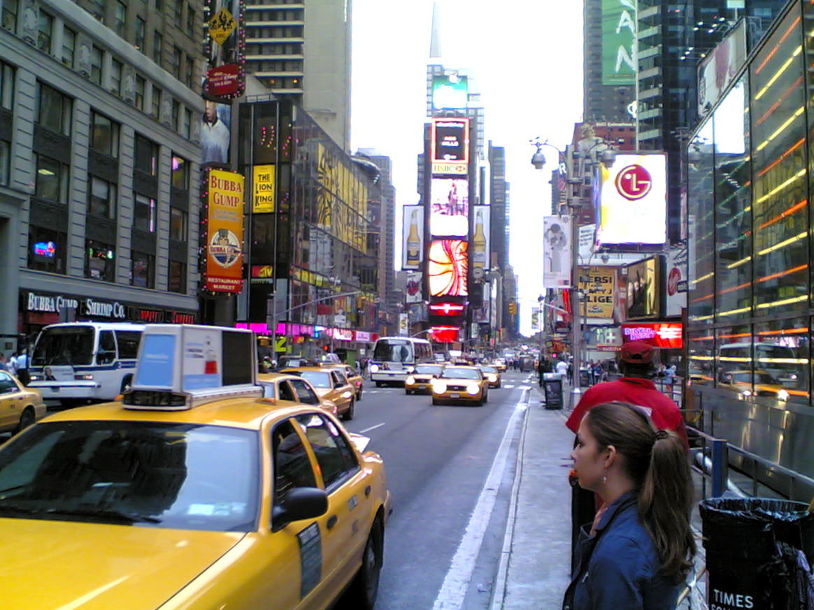 One last glimpse at Times Square