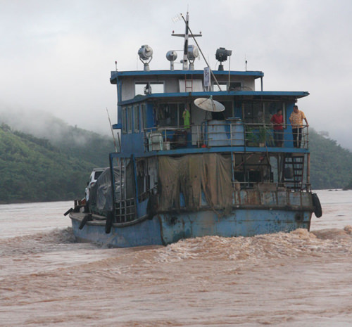 And the Cargo boat was off