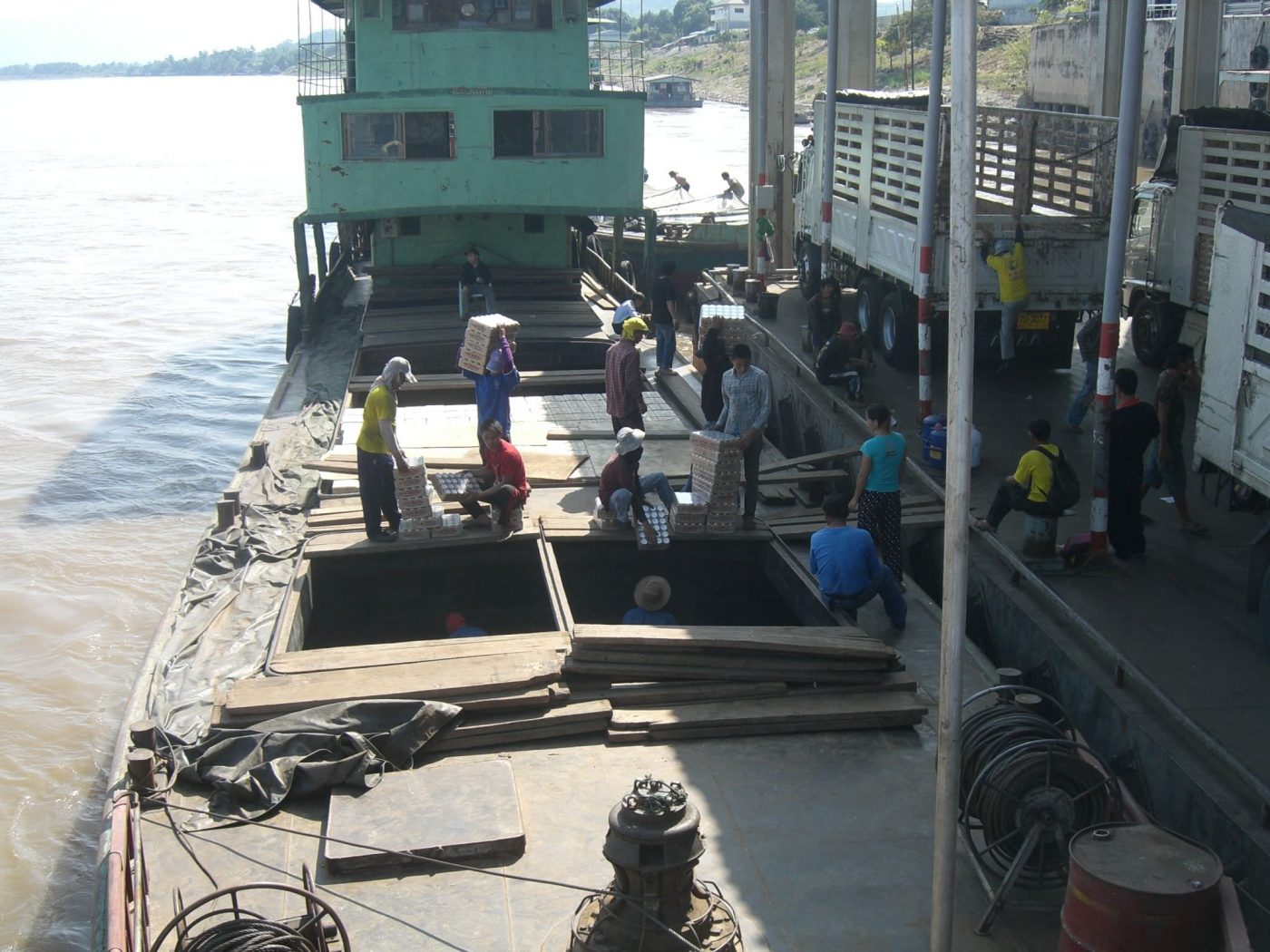 Our very own Chinese cargo boat