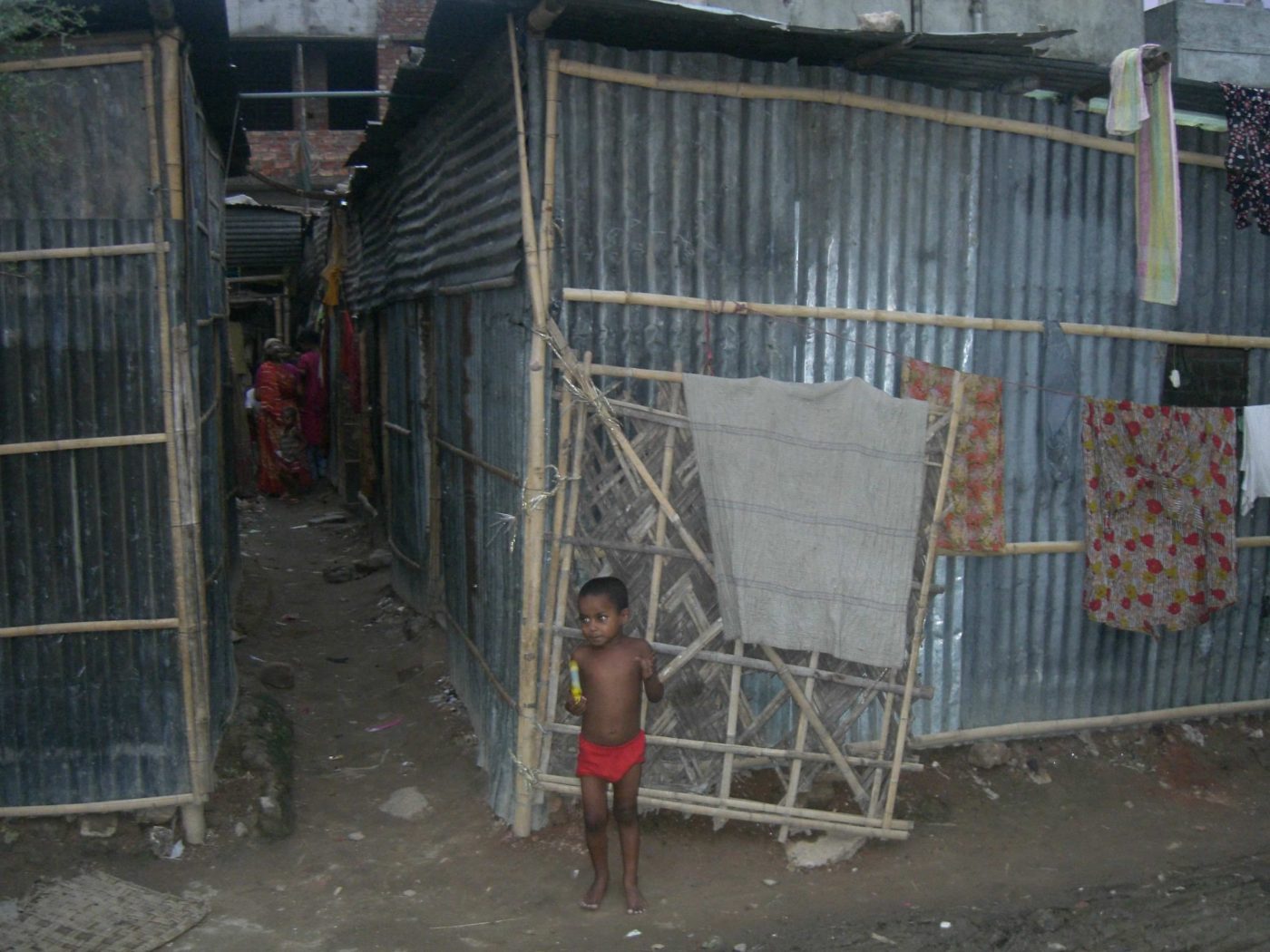 the slums in Dhaka, traveling in Bangladesh