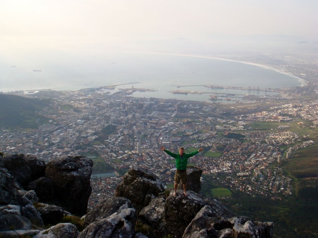 Me at the top of Table Mountain