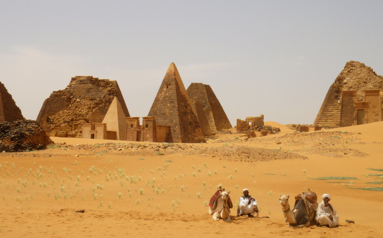 Meroe pyramids of Sudan