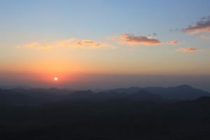 Sunrise on Mount Sinai