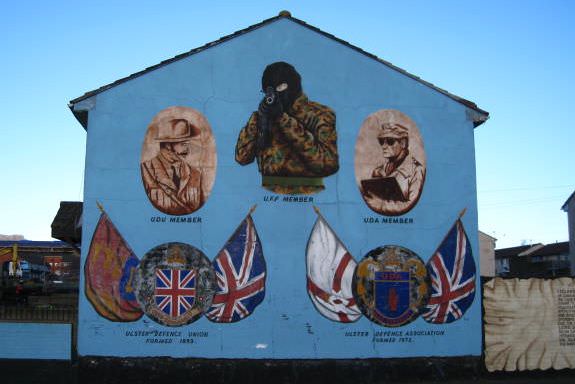 Belfast Terrorist Wall Mural