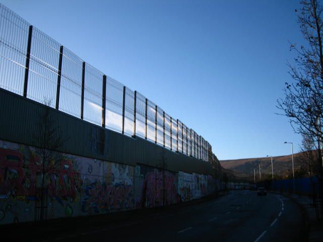 The Belfast Peace Line