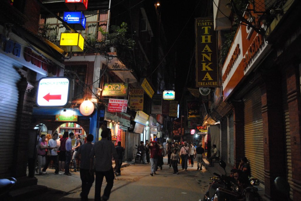 Thamel at night