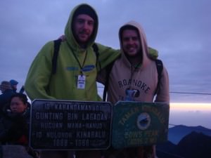 Reaching the summit of Mount Kinabalu Reaching the summit of Mount Kinabalu