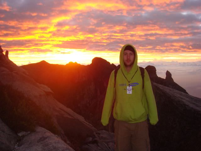 Sunrise at the top of Mount Kinabalu