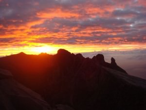 Sunrise on Mount Kinabalu Sunrise on Mount Kinabalu