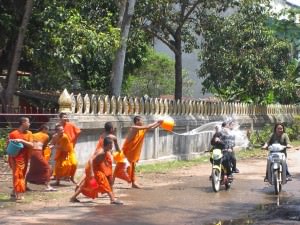 Monks at Song Kran