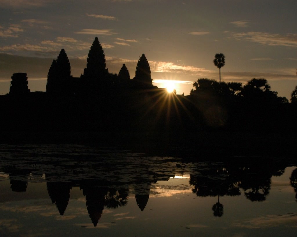 sunrise at Angkor Wat sunrise at Angkor Wat