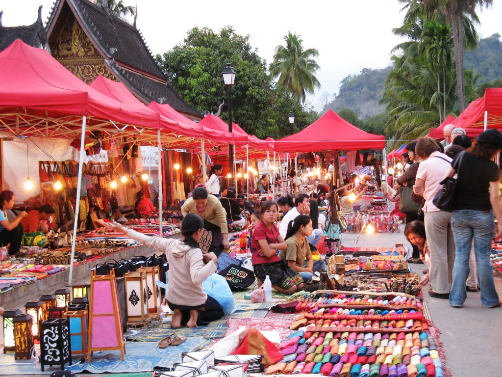 bargain hunting in a weekend market