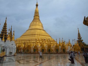 The Shwedagon Pagoda in Yangon The Shwedagon Pagoda in Yangon