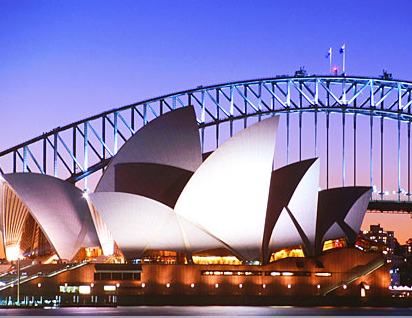 Sydney Oper House and Harbour Bridge