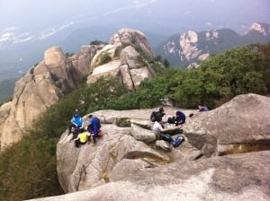 Hiking in Bukhansan