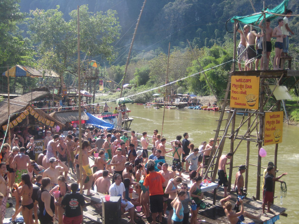 Tubing in Vang Vieng