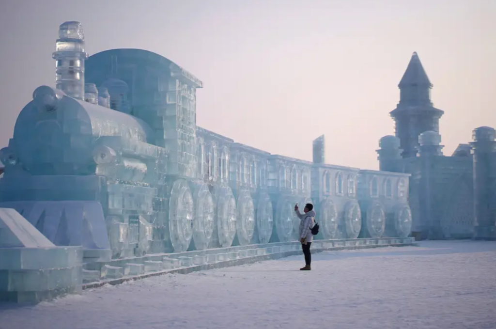 Ice festival in China
