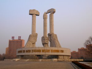 Workers party monument pyongyang