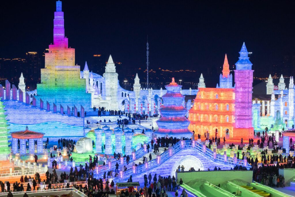 Ice festival in Harbin