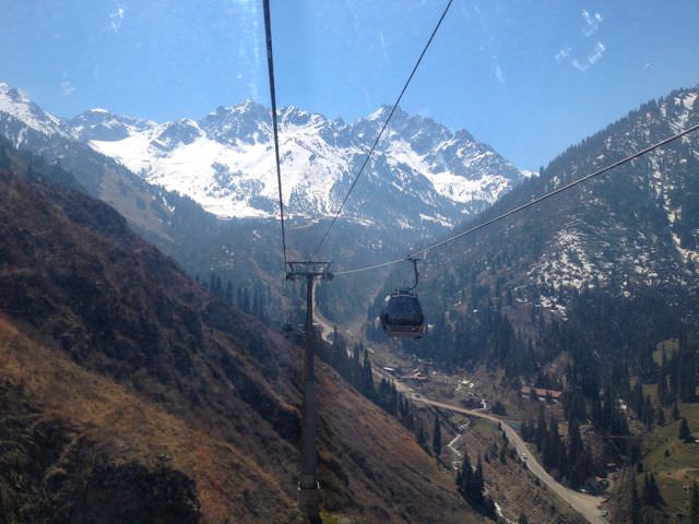 cable car in almaty