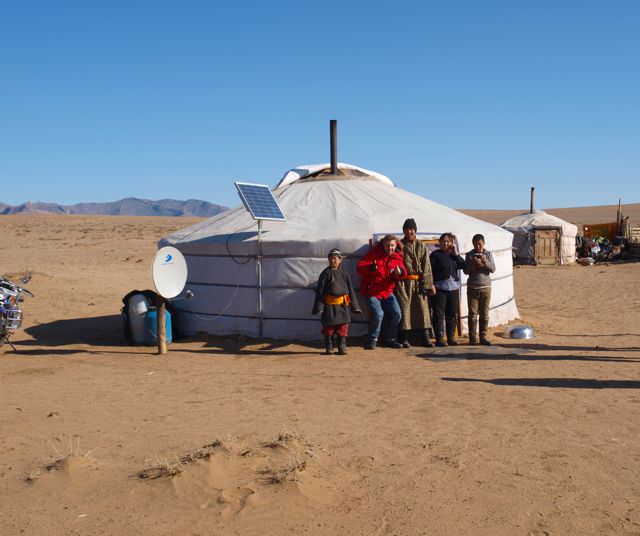 nomadic family mongolia