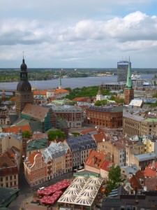 St Peters Church riga view