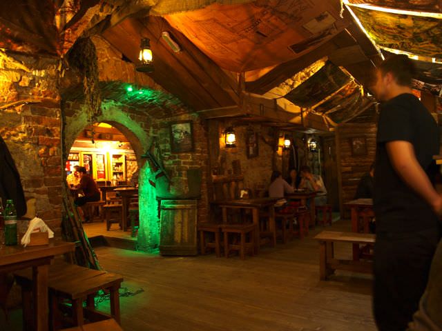 underground bar in Lviv