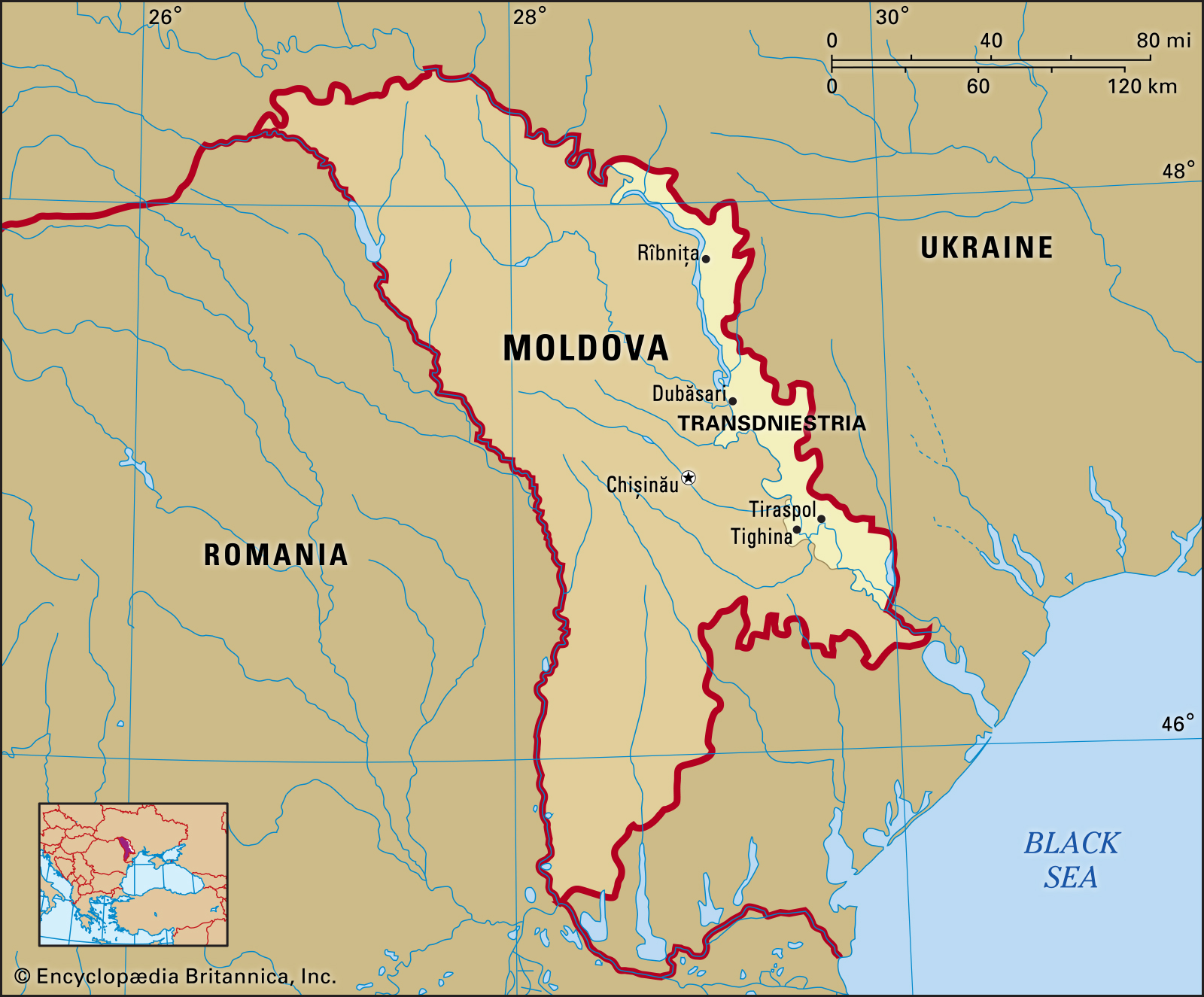 Where is Transnistria map