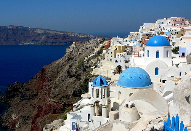 The most beautiful place in the world? Santorini? Possibly!