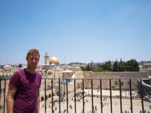 johnny ward traveling in israel