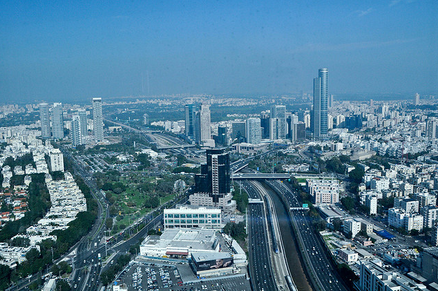 view from Azrieli Centre tel aviv