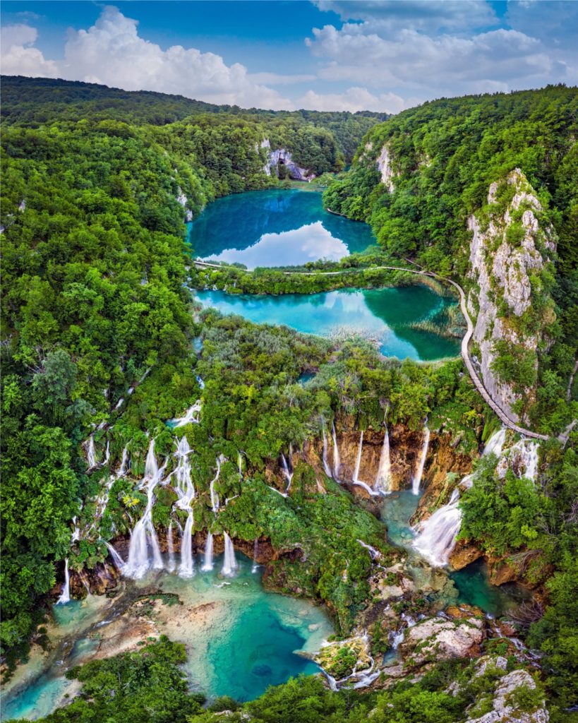 Plitvice Lake viewpoint