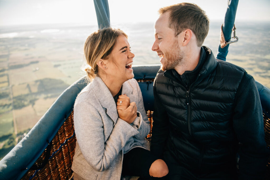 Hot air balloon proposal UK