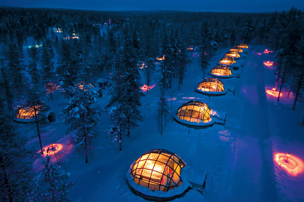 glass igloo Hotel Finland