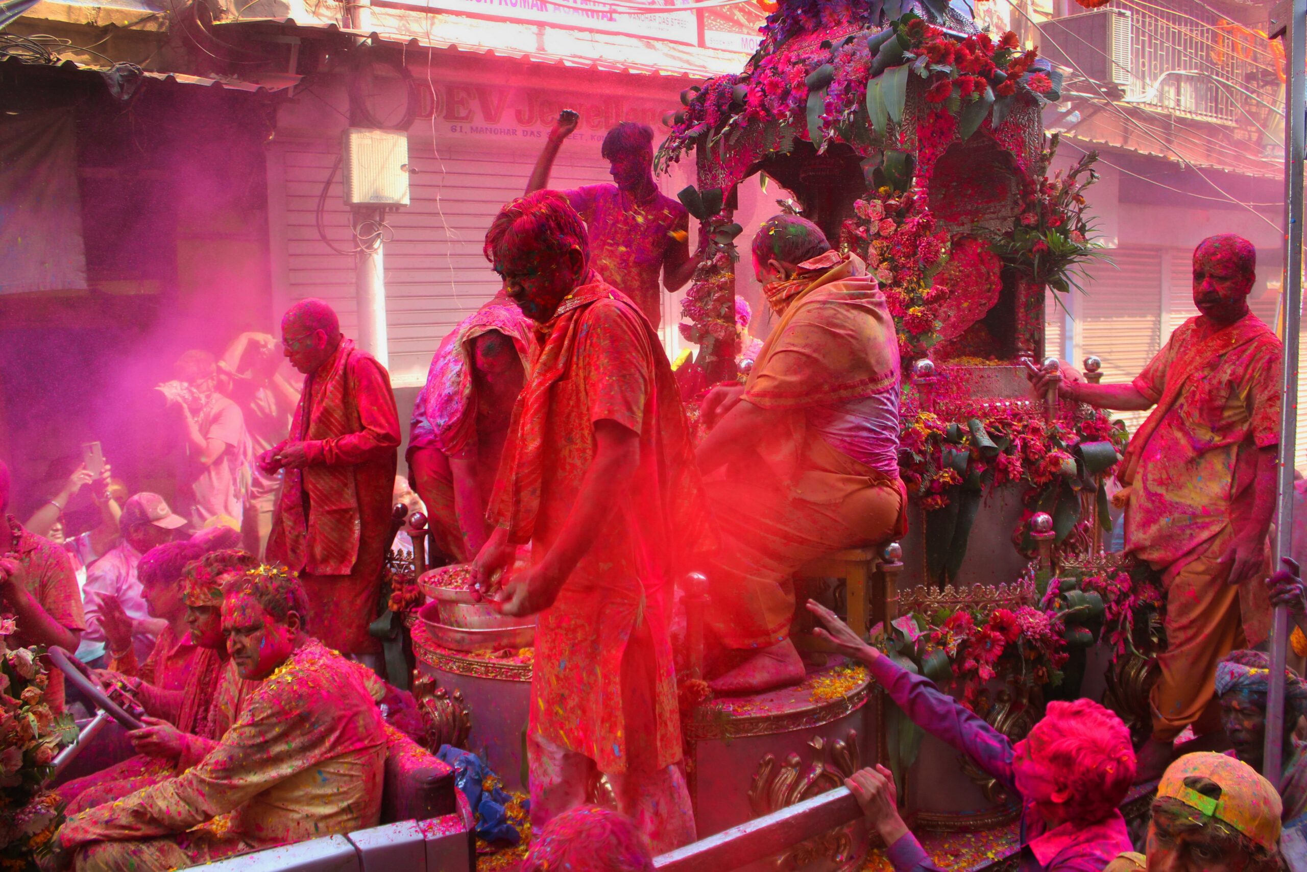 The Holi festival in India