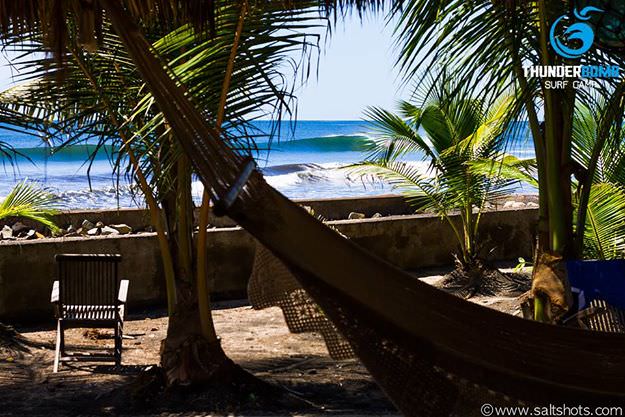 Surfing in Nicaragua